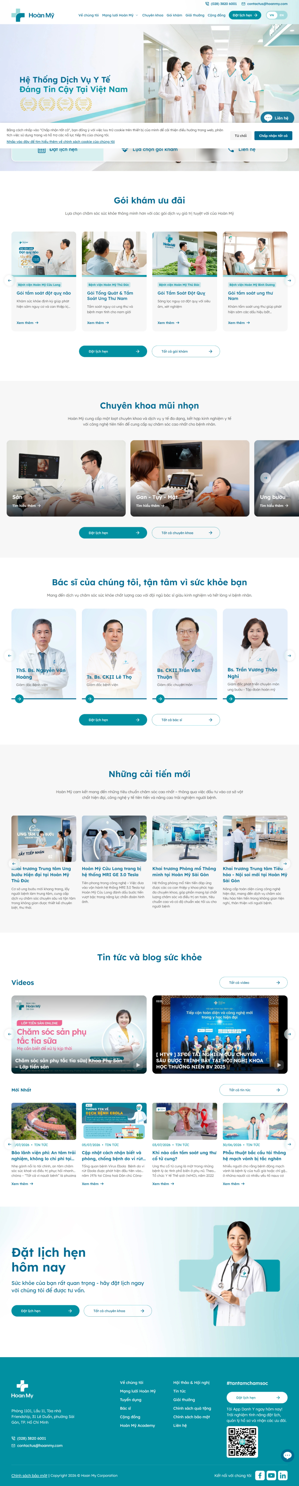 Mẫu template bệnh viện tư TP19