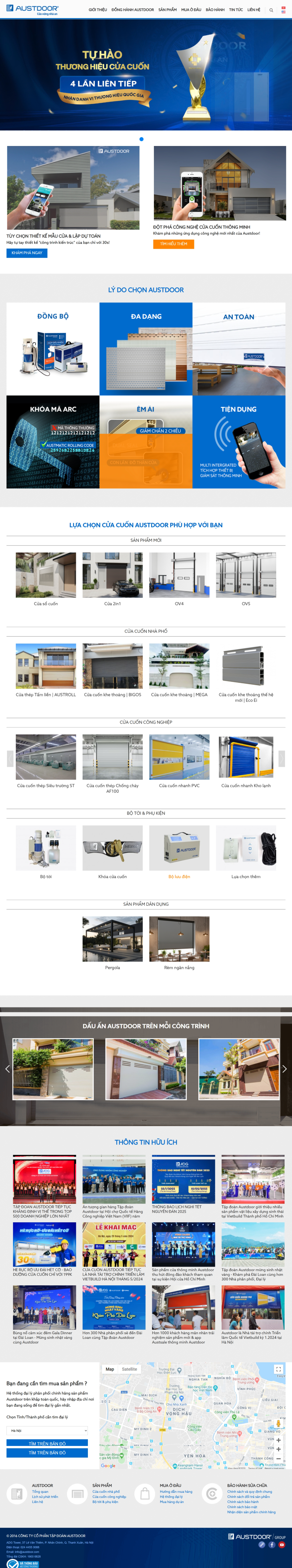Mẫu template cửa cuốn TP28